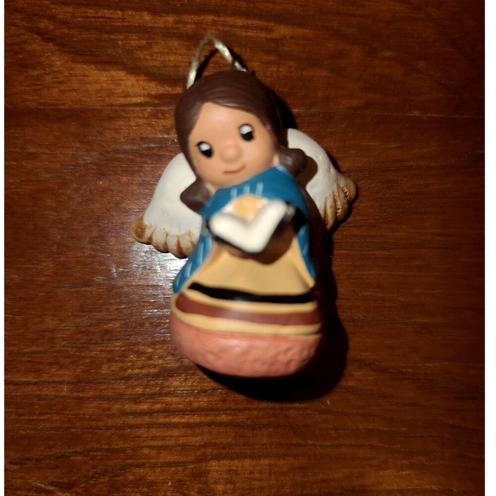 Handcrafted‎ Terracotta Incas Angel with Song Book Peruvian Folk Art Ornament